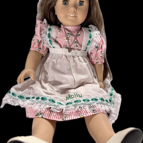 1991 American Girl Doll Molly McIntire with Custom Handmade Doll Table - Picture 2 of 16